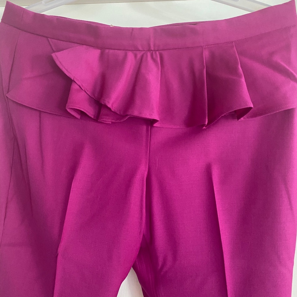 J Crew Fuchsia Pink Work Pants 14